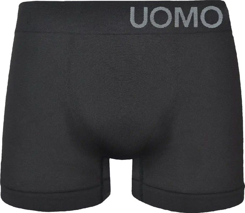 Uomo 10-Pack Heren Boxershorts - Naadloos - Uni Black - Zwart