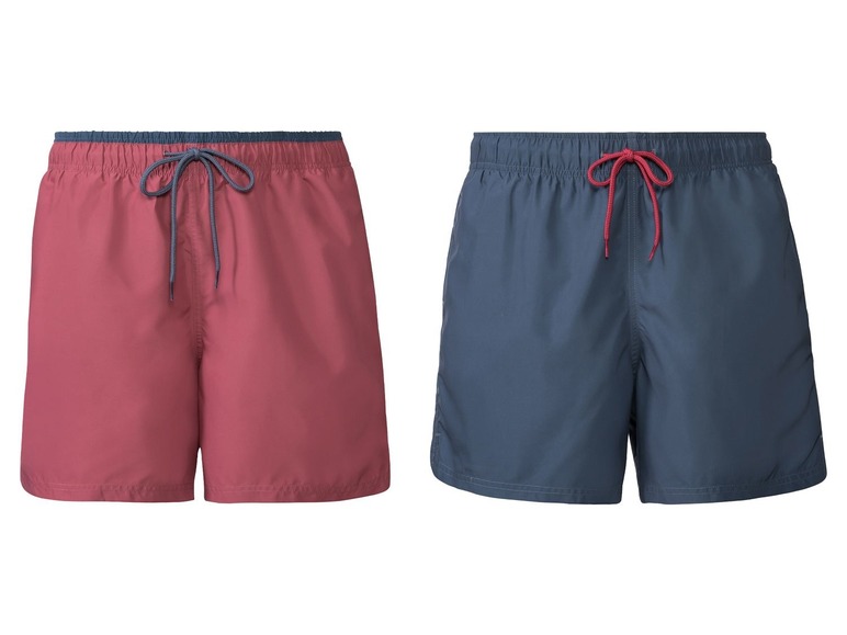 Zwemshort voor heren, polyester, sleutelzakje