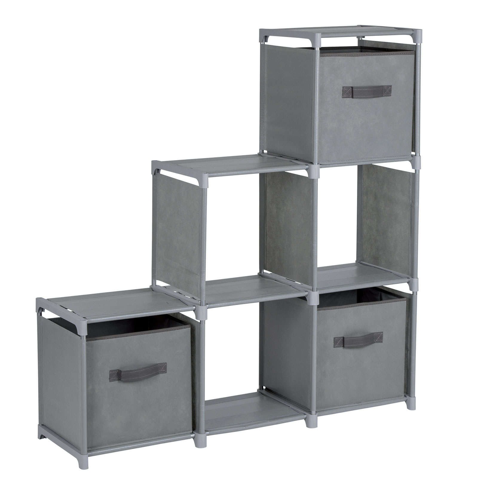 BO-CAMP Faltschrank XL Campingschrank Stoff Schrank Schubladen Garderobe Faltbar