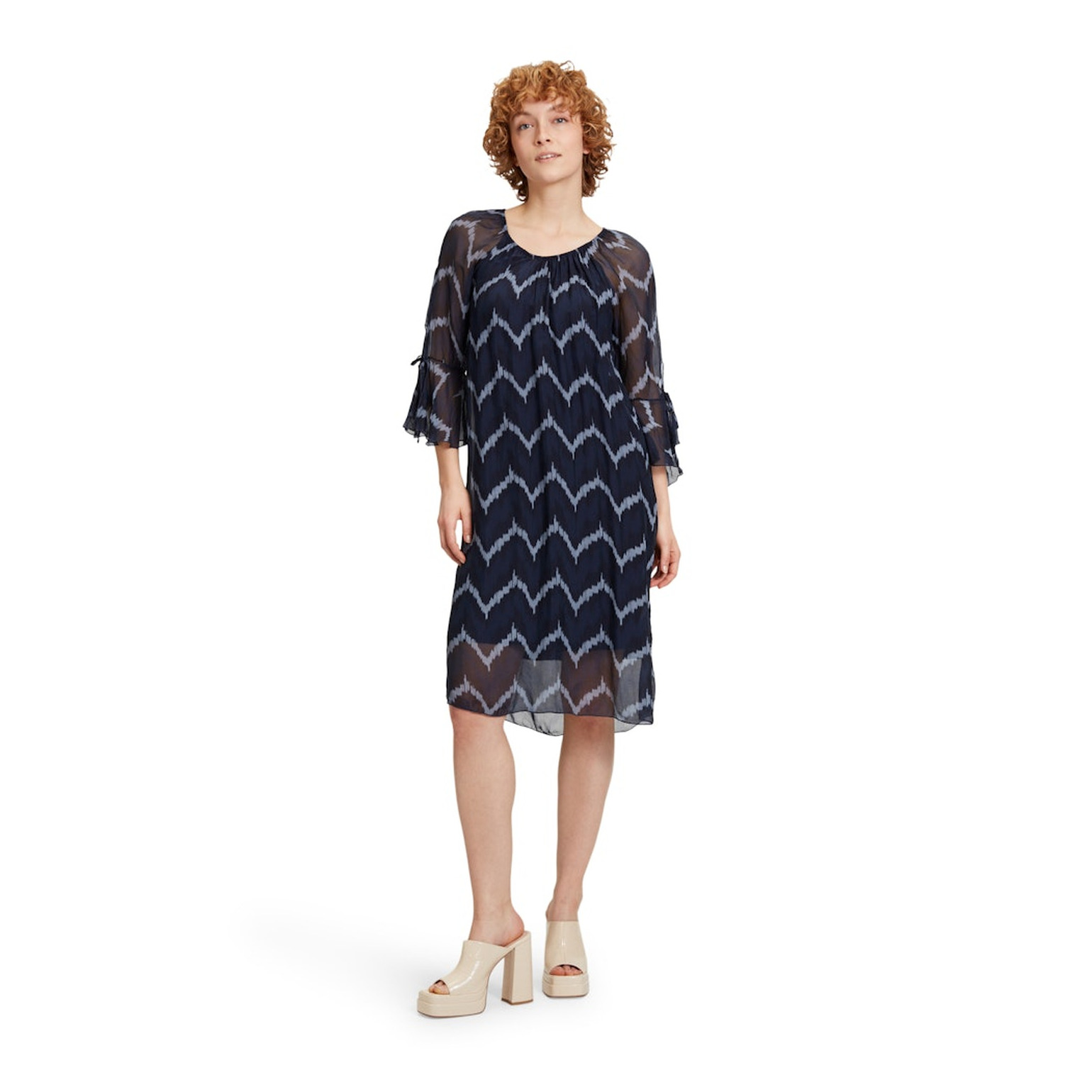 Cartoon Kleid Kurz 3/4 Arm