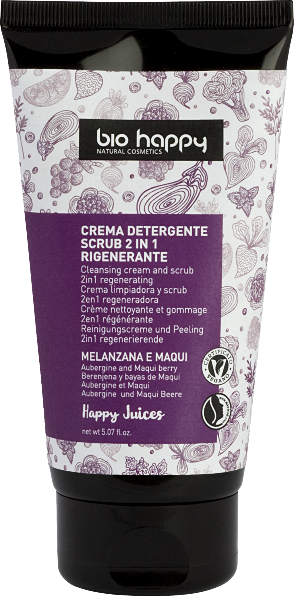 Bio Happy  Happy Juices 2in1 Cleansing Cream & Scrub, 150 ml