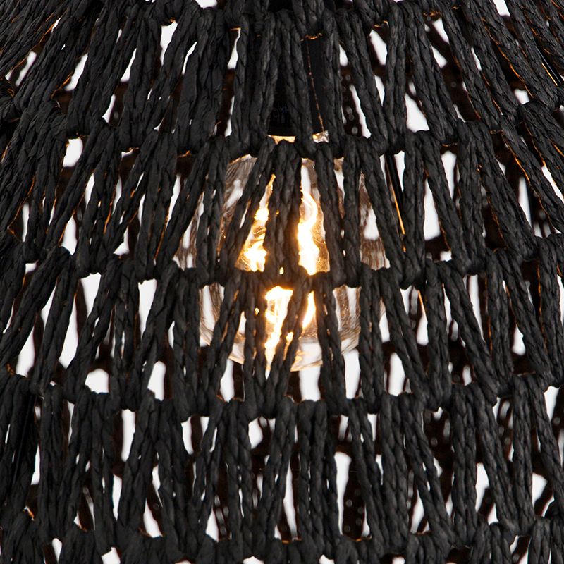 Retro hanglamp zwart 45 cm - Lina Drop