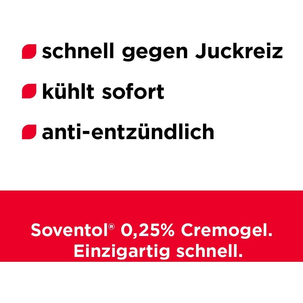 Soventol HydroCortisonACETAT 0,25% Hautentzündungen
