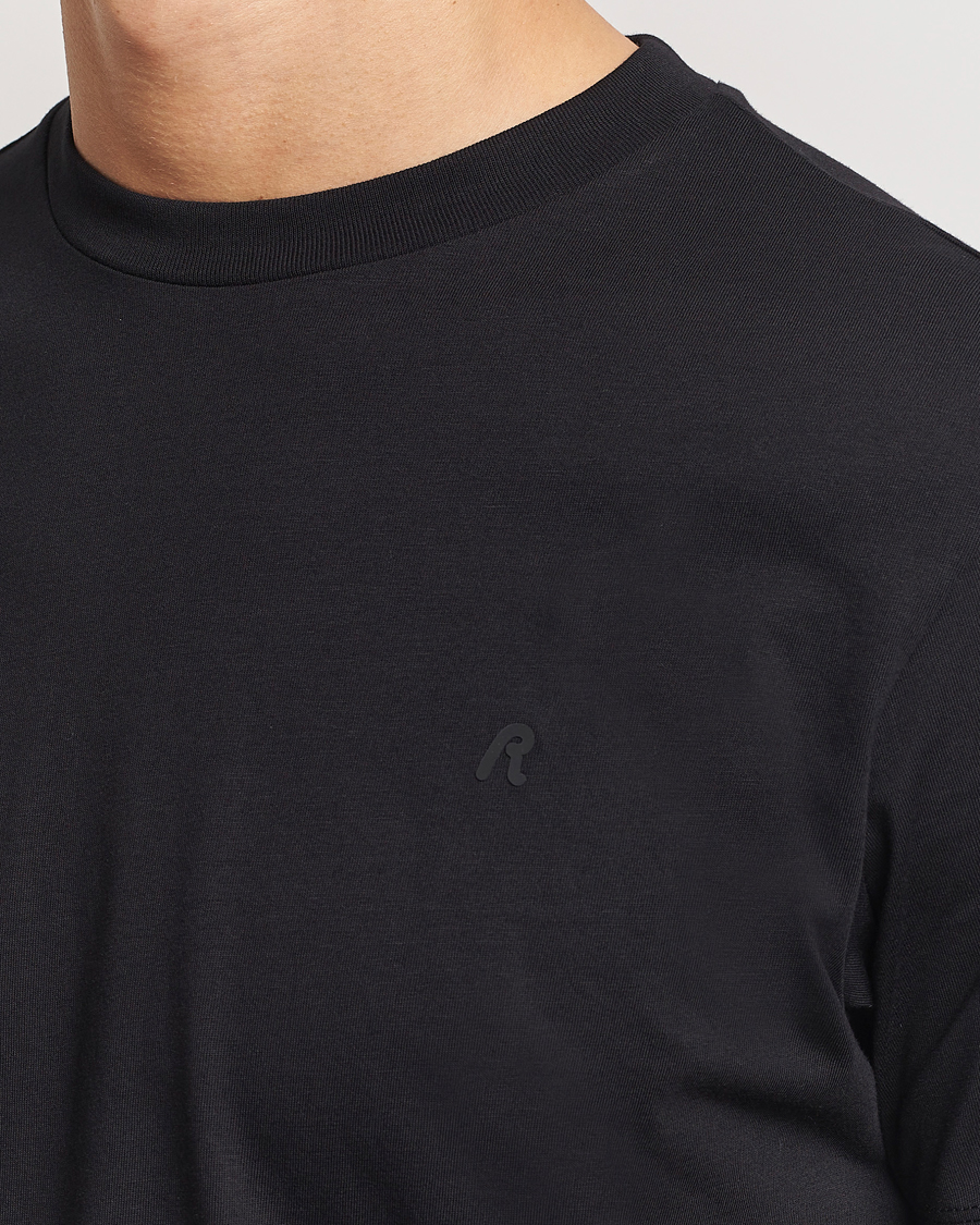 Replay Tonal Logo Crew Neck T-Shirt Black