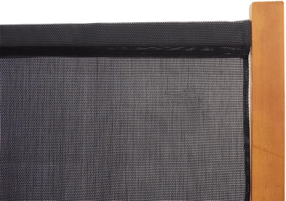 vidaXL Raumteiler 6-TLG. Trennwand Stellwand Paravent Spanische Wand Sichtschutz Umkleide Faltwand Raumtrenner Holz Schwarz 420x180 cm UT0921009