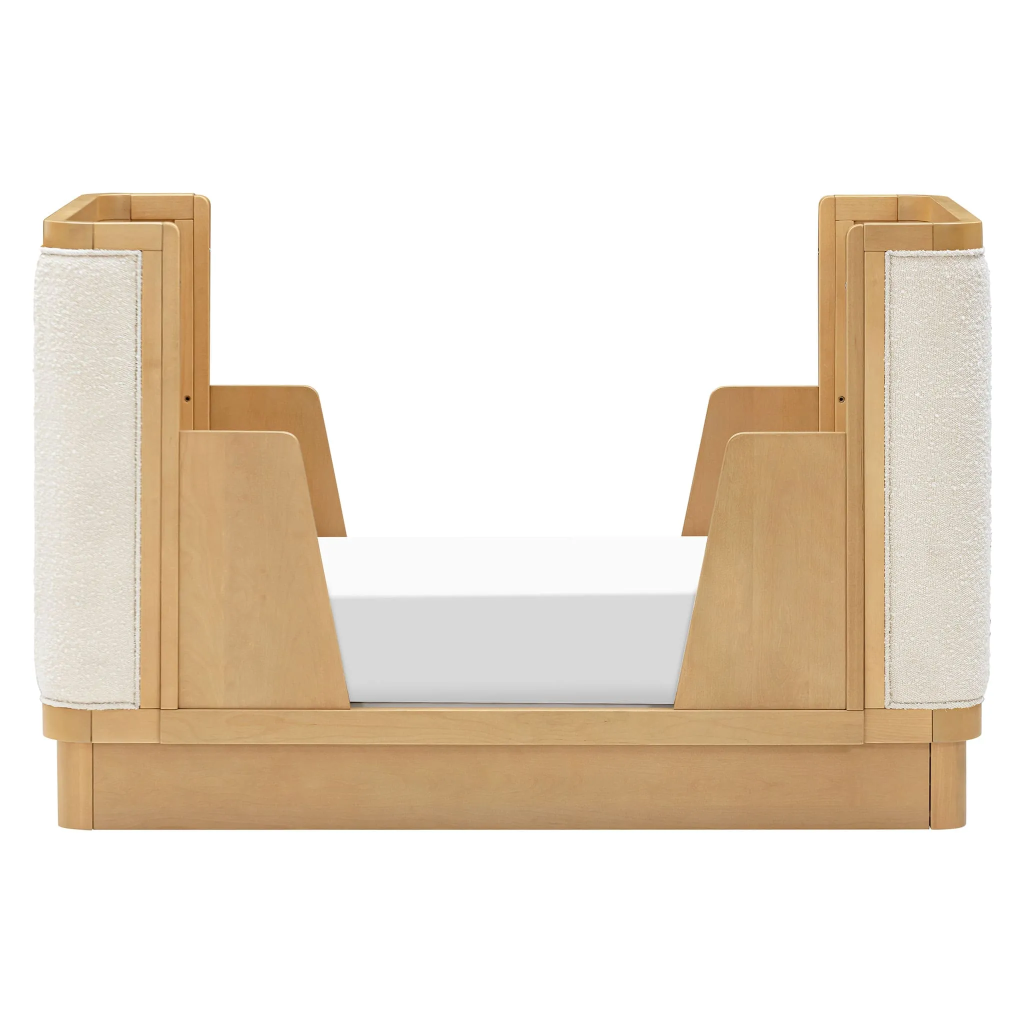 Babyletto Couchette Convertible 4-en-1 Bondi avec Kit de Conversion pour Lit pour tout-petit - Miel avec boucle ivoire