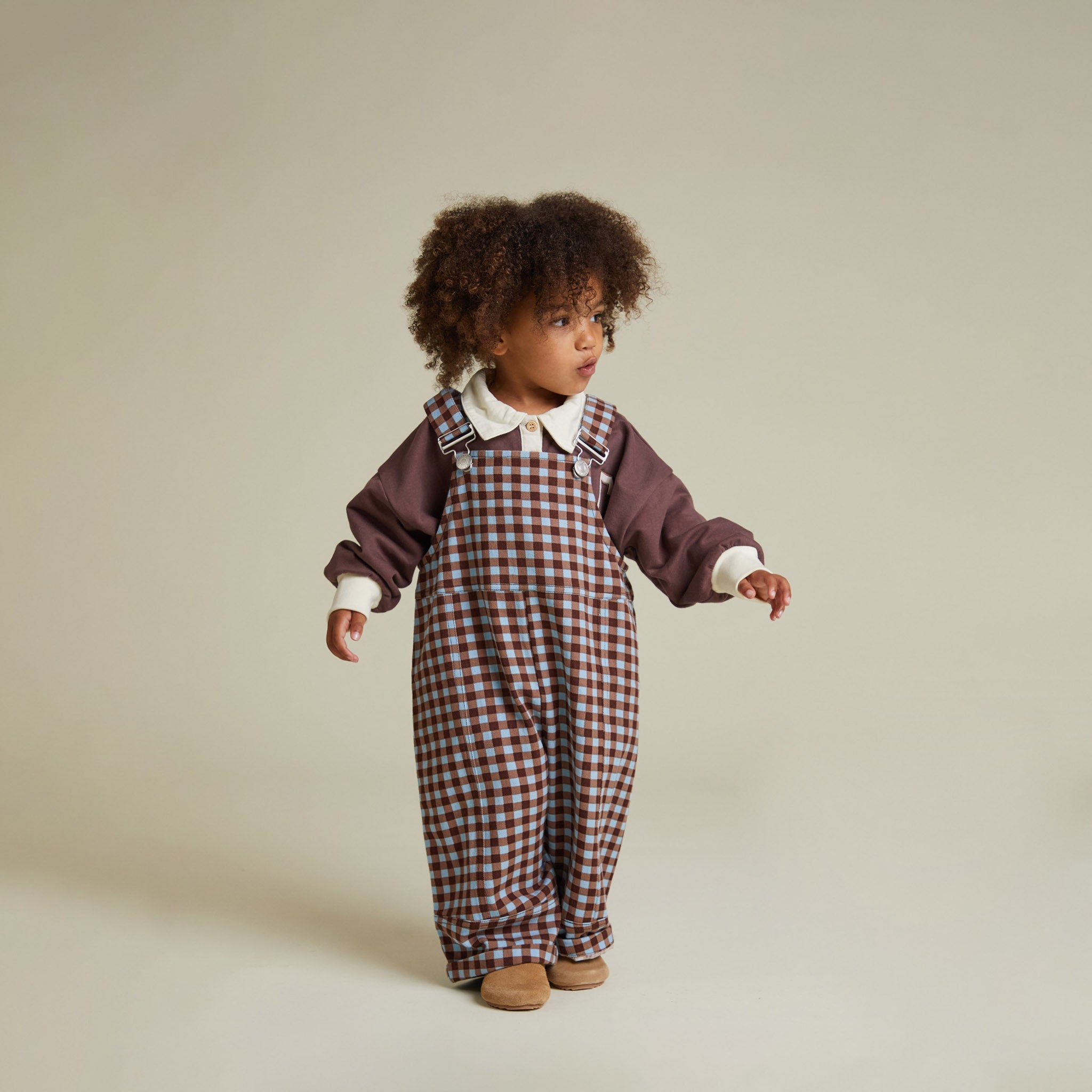 Latzhose August Sky Gingham