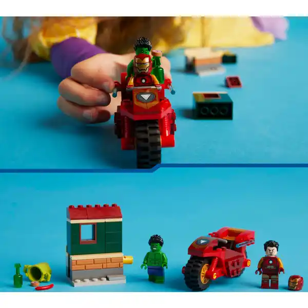 76287 Iron Man mit Bike und der Hulk