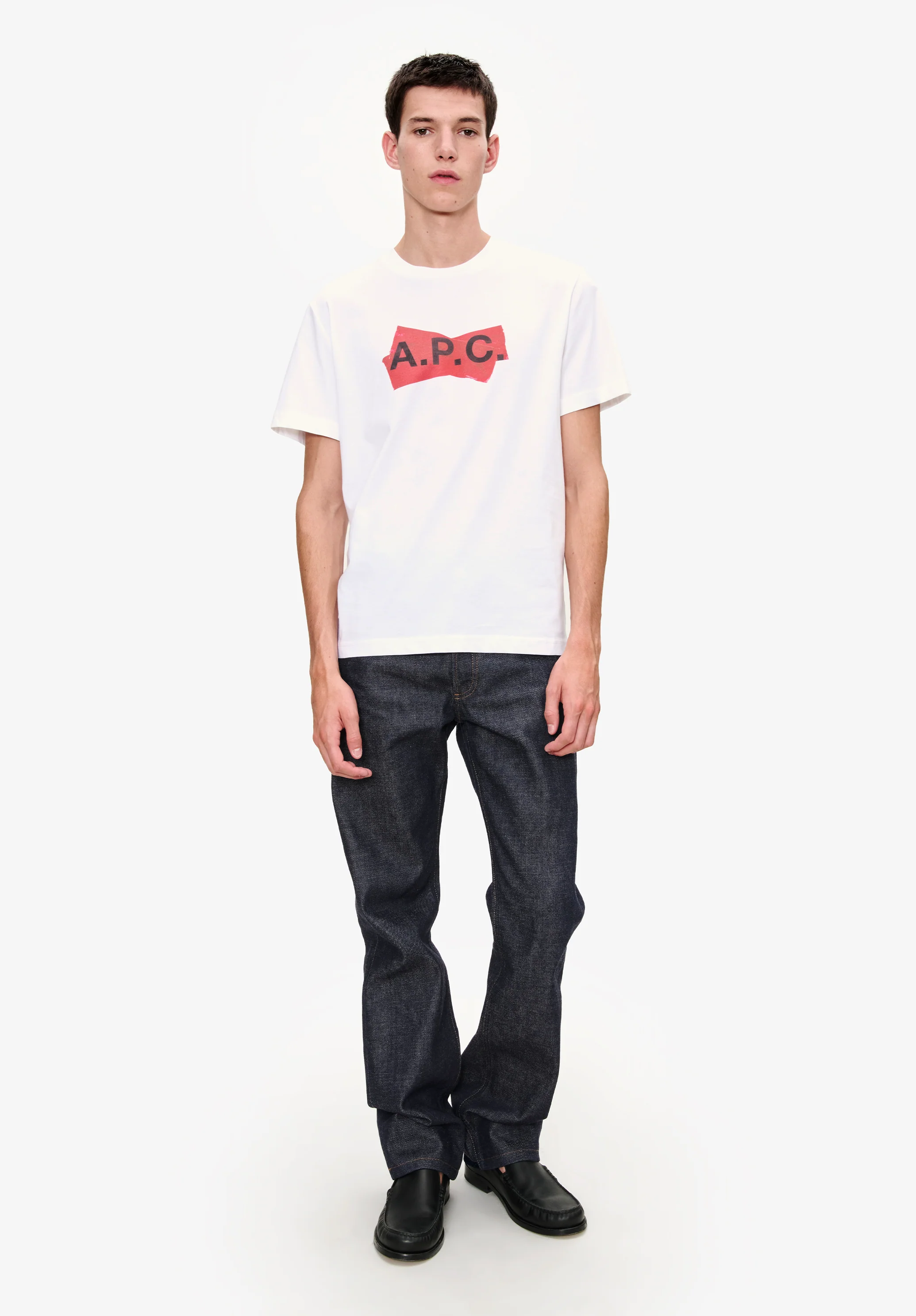 T-shirt scotch rouge - Blanc