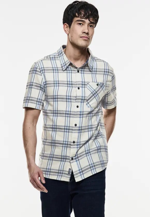 Hemd mit Karomuster - deep navy blue