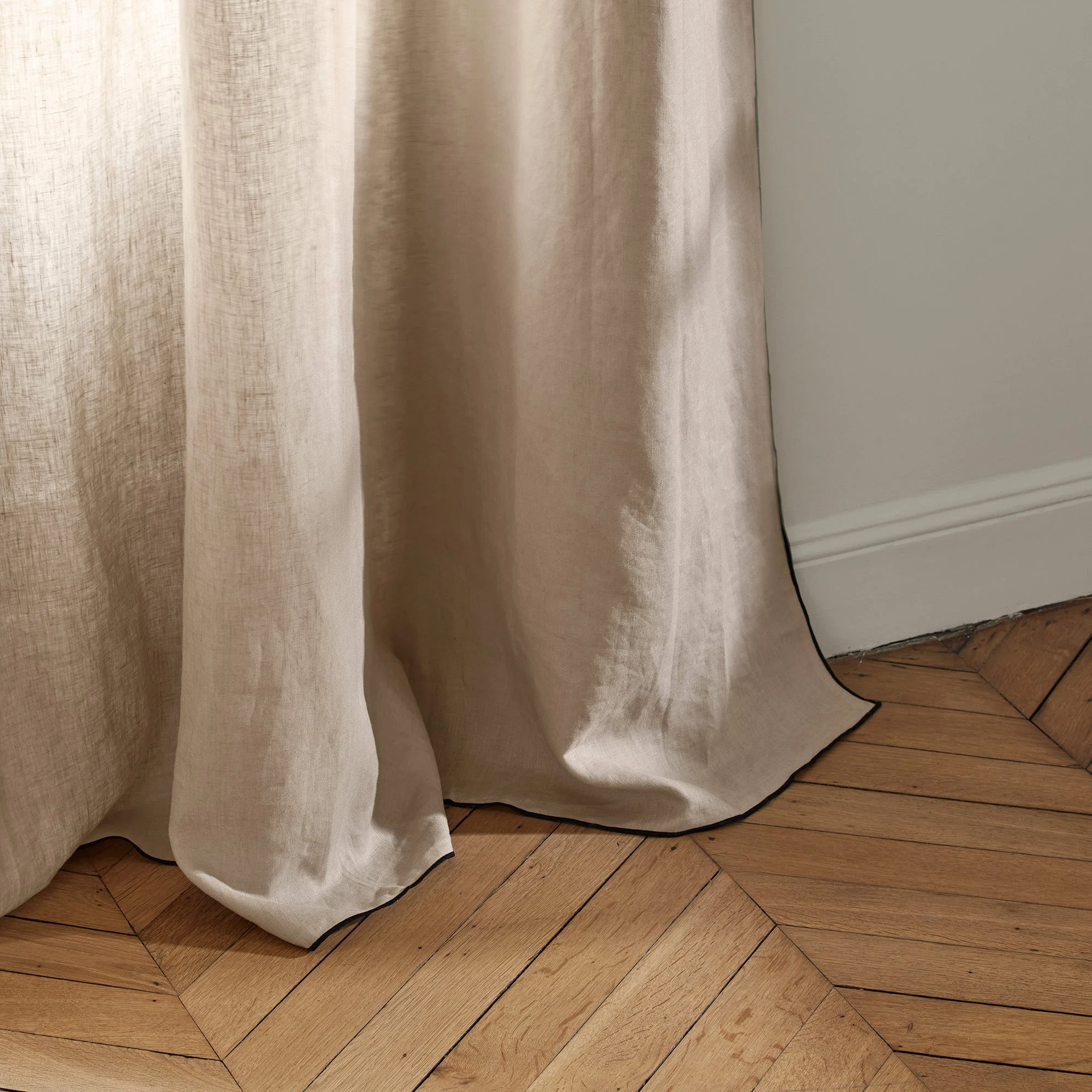 CARLINA - Rideau panneau | Beige