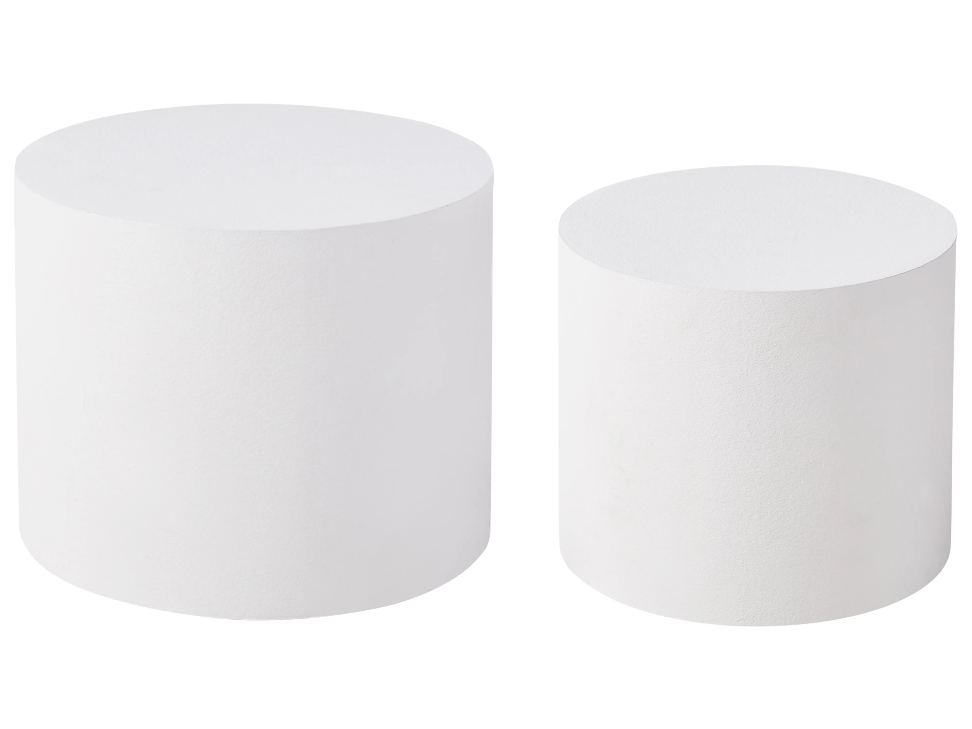 Set van 2 salontafels MANTI Wit