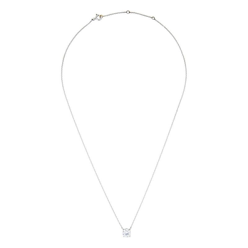 Collier Or Blanc et Diamant