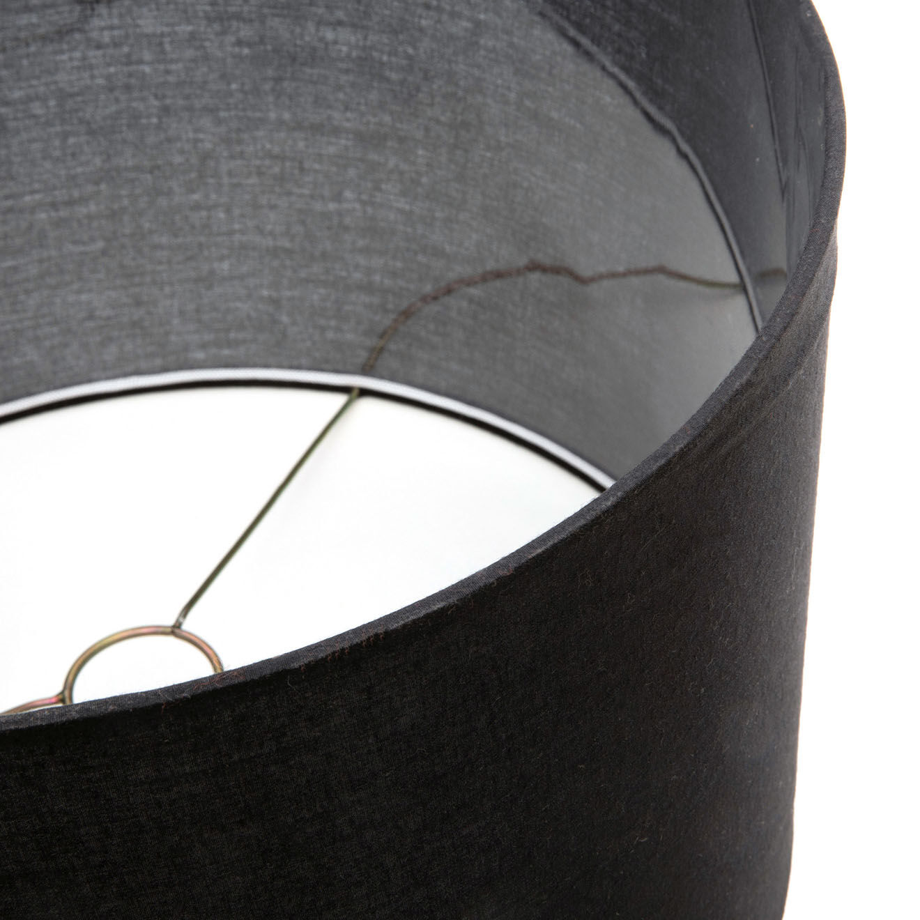Bazar Bizar Lampe à poser en teak  naturel/noir - D.41xH.46 cm