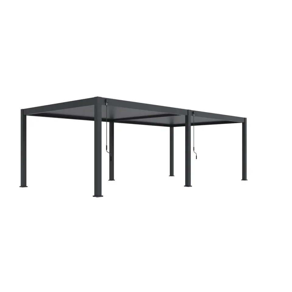 Orion Premium overkapping - 400 x 800 cm - Antraciet