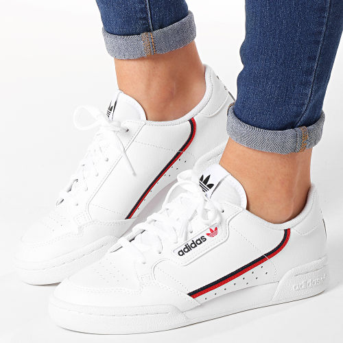 Baskets Femme Continental 80 F99787 Footwear White Scarlet Core Navy