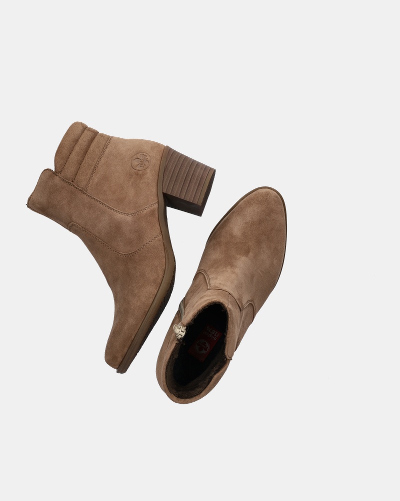 Rieker Rits- & gesloten boots  - bruin