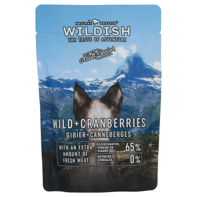 Wildish Cat Adult & Senior Wild & Cranberrys 10x85g