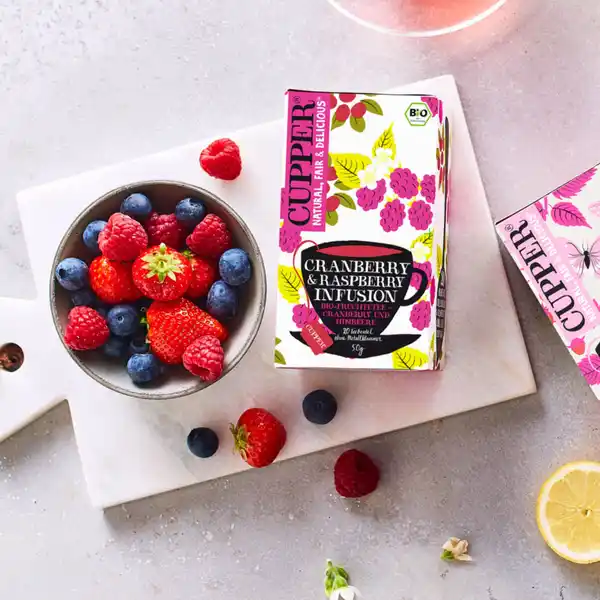 Bio Früchtetee Cranberry & Raspberry Infusion