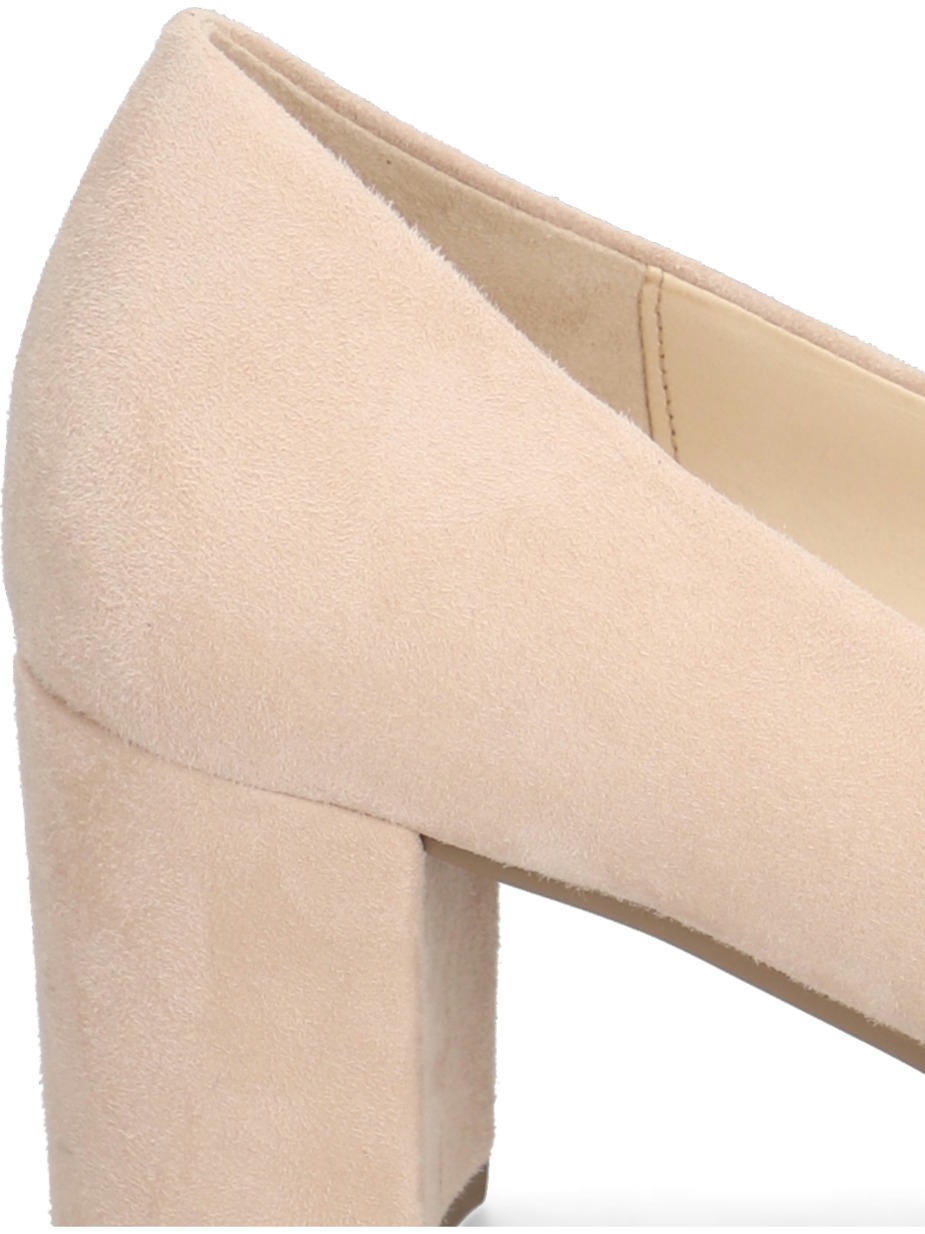 Veloursleder Pumps