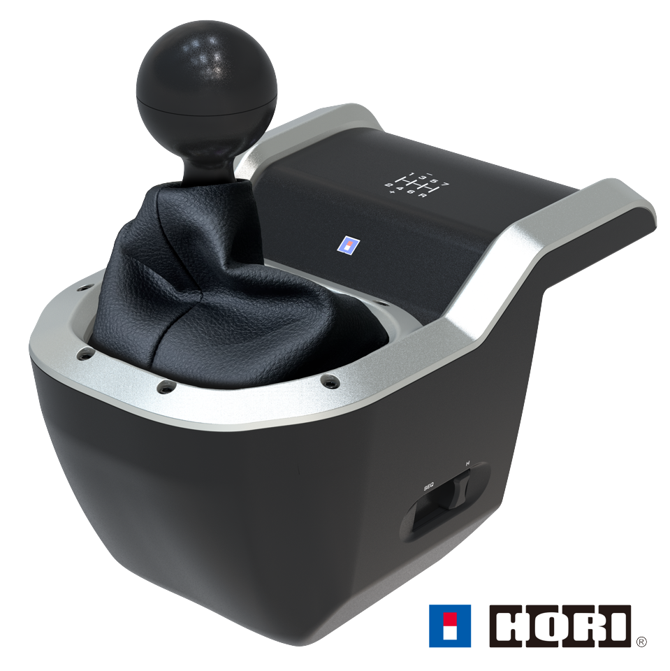 HORI - Racing Wheel Overdrive+ 7-Speed Racing Shifter Bundle For PC (Windows 11/10)
