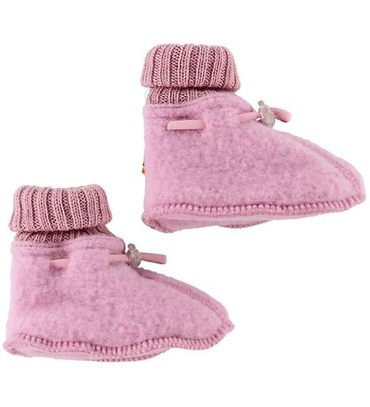 Joha Krabbelschuhe - Wolle - leuchtettot