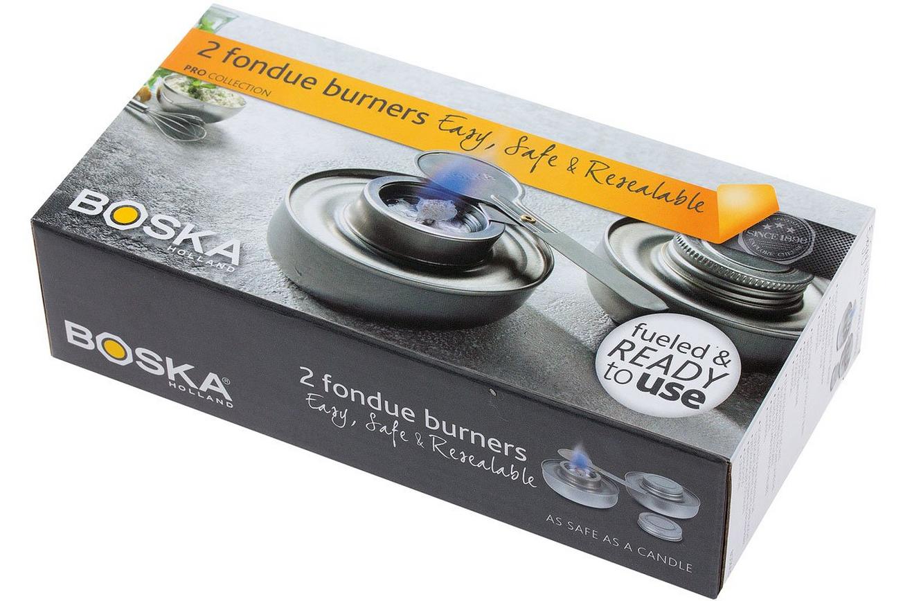 Boska fonduebranders kant en klaar incl. vlamregelaar, 330310