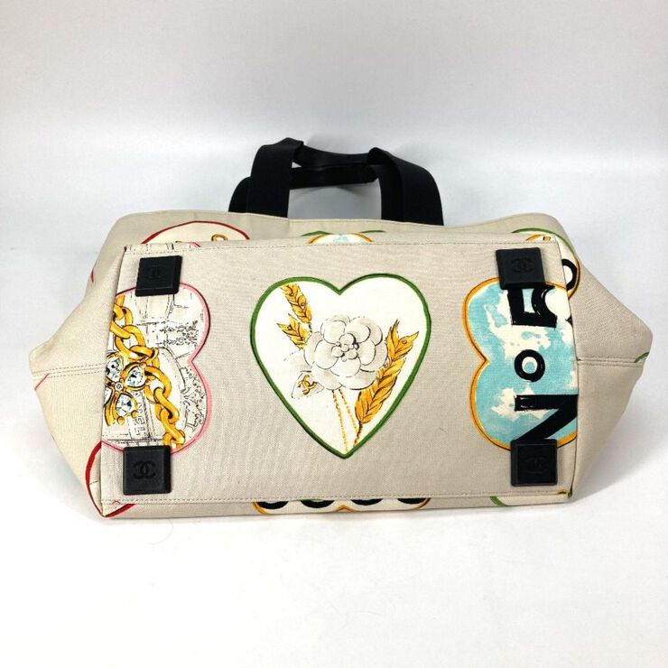 Chanel Vintage Chanel Sports Cc Logo Beige
