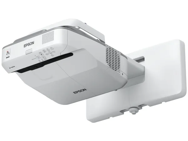 Epson EB-685W - 3LCD-projektor - 3500 lumen (hvid) - 3500 lumen (farve) - WXGA (1280 x 800) - 16:10 - 720p - LAN - grå, hvid
