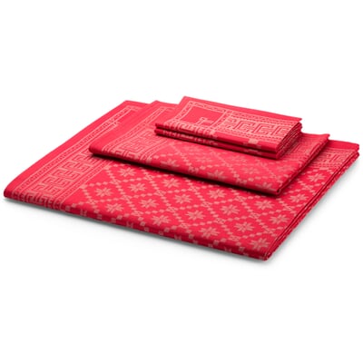 Schwedische Tischdecke rot, 150 × 260 cm