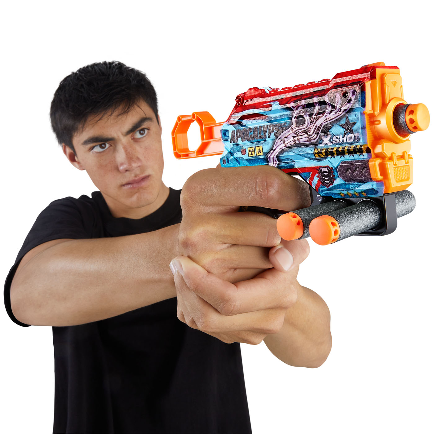 X-Shot Skins Menace met 8 Darts
