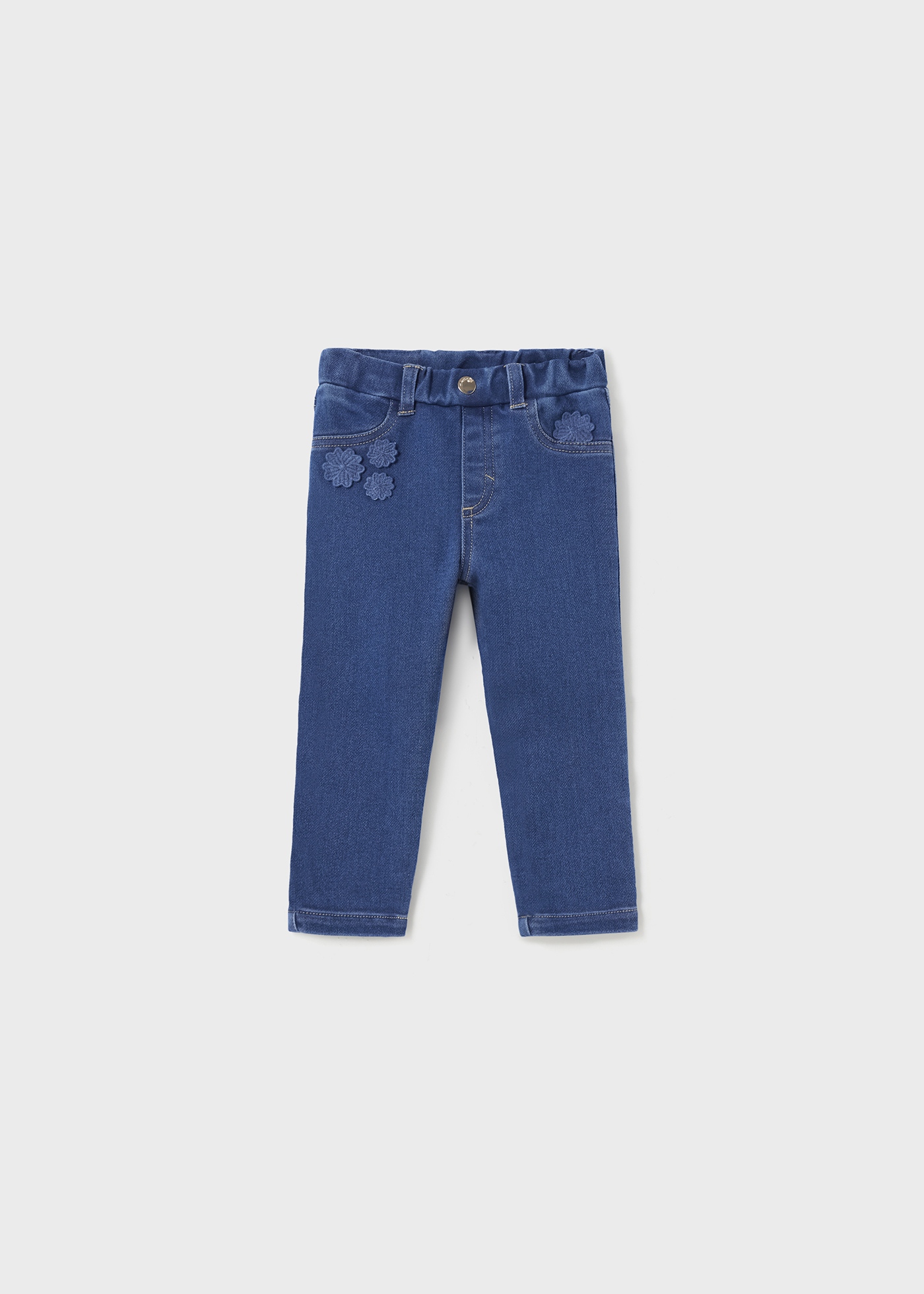 Calça jeans skinny para bebês