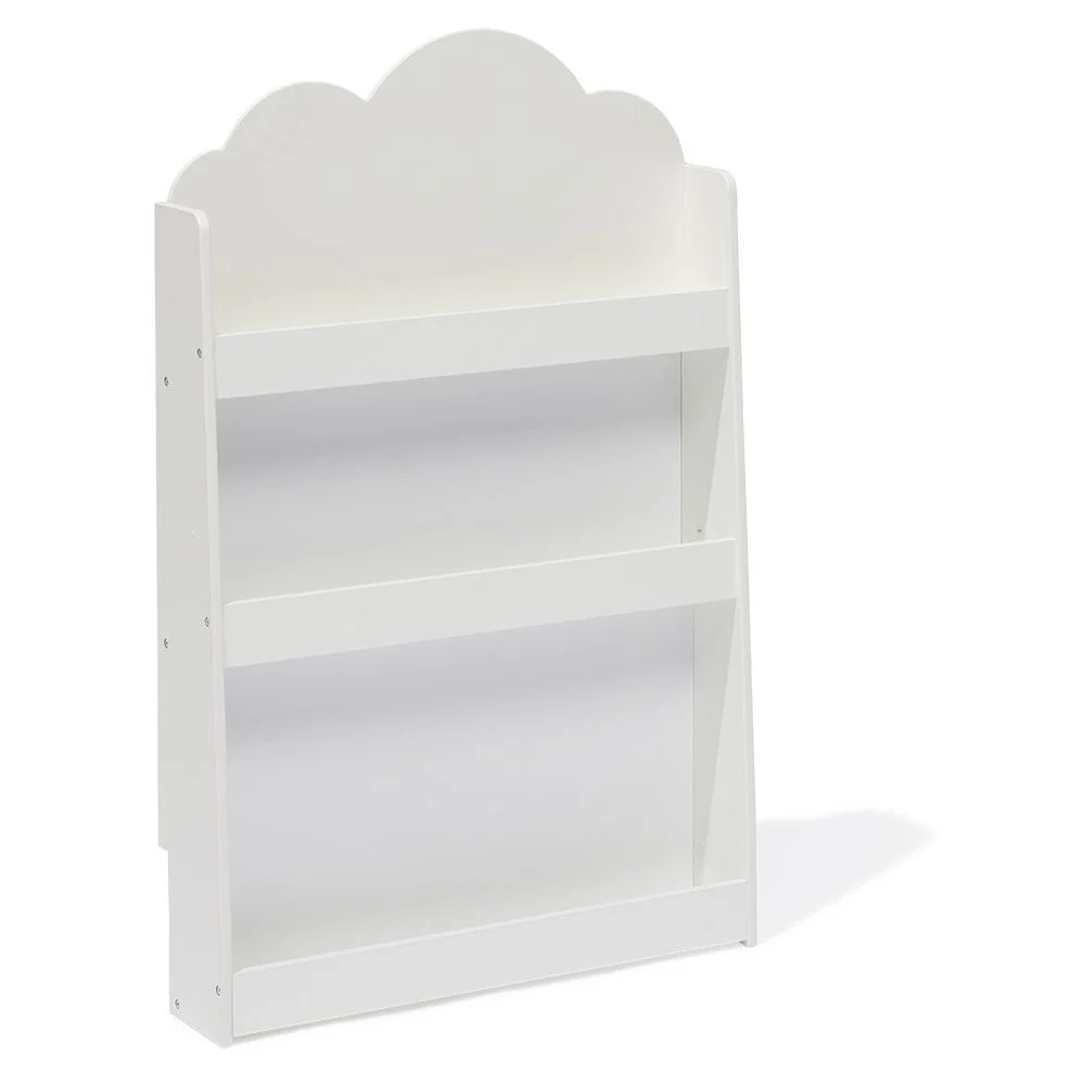 Étagère sur pieds Nuage blanc 3 niveaux - L61,5xP13,5xH95 cm