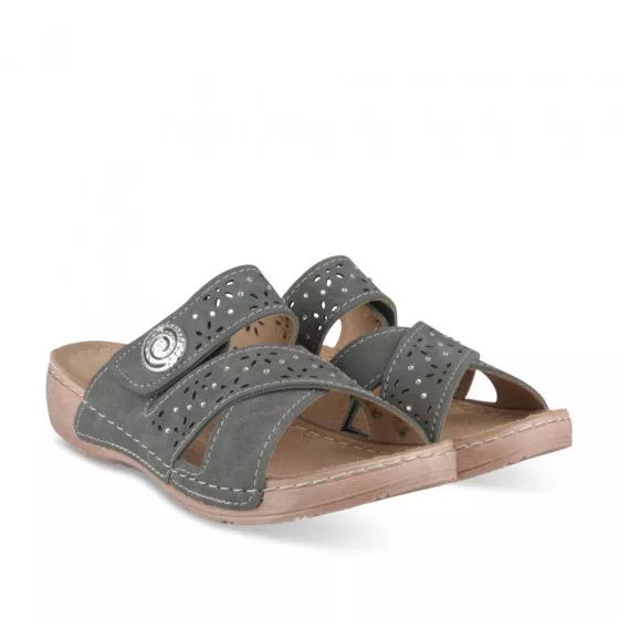 Mules GRIS NEOSOFT RELAX