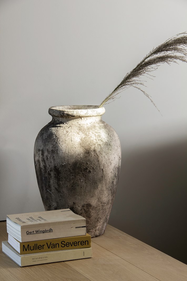 Rome vase Brun-beige. H50,5 cm