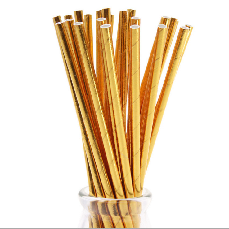 (49-tlg. Set) Einweg Geschirr Party Tisch Dekoration - Gold