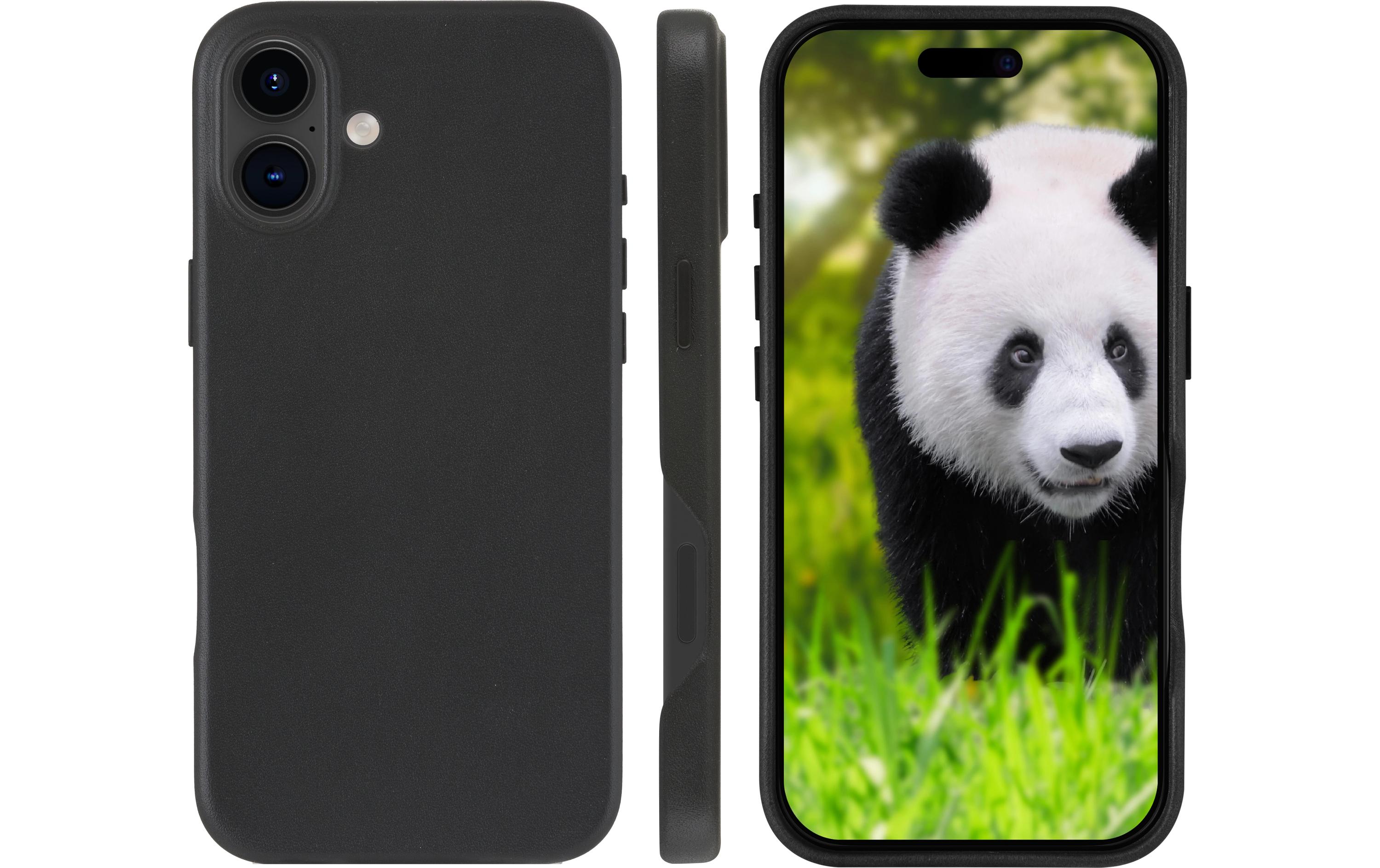 Book Cover Lynge iPhone 16 Plus SchwarzSchutzhülle für das Apple iPhone 16 Plus