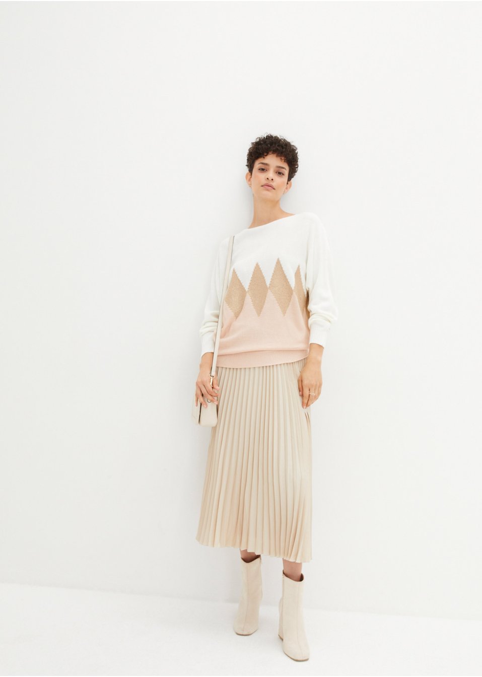 Pull avec motif losanges