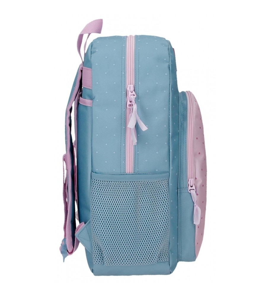 Roll Road Mochila Escolar  Roll Road Peace adaptable a carro 40cm azul, rosa
