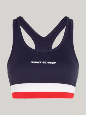 Sutiã esportivo de suporte médio e modelagem justa