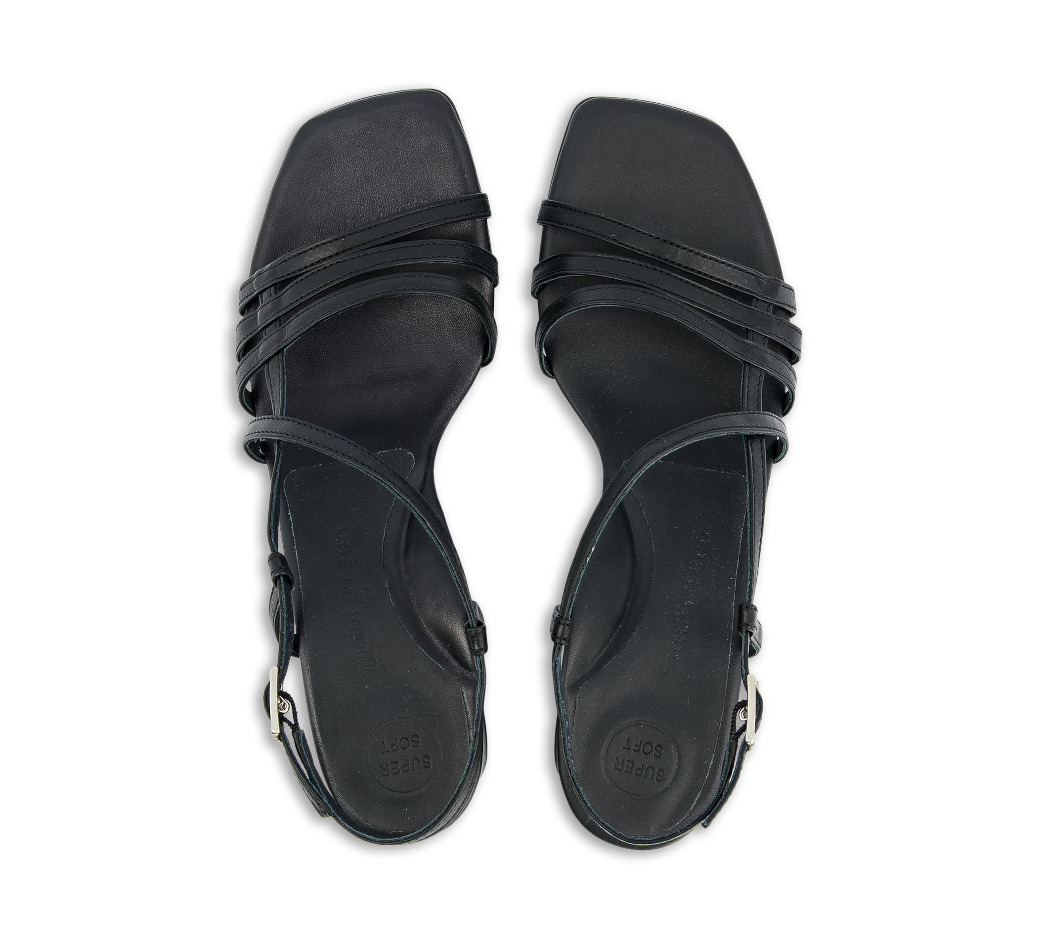Paul Green 6042 - Riemchensandalen schwarz