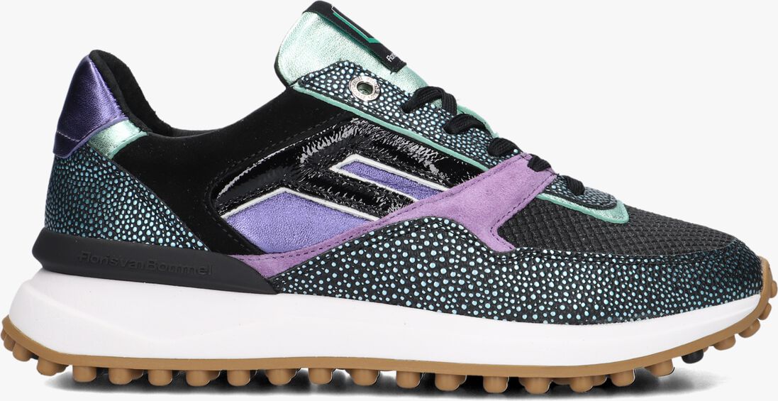 zwarte floris van bommel lage sneakers sfw-10128 noppi