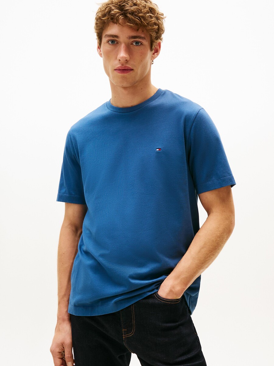 TOMMY HILFIGER<br>Camiseta grossa e reta