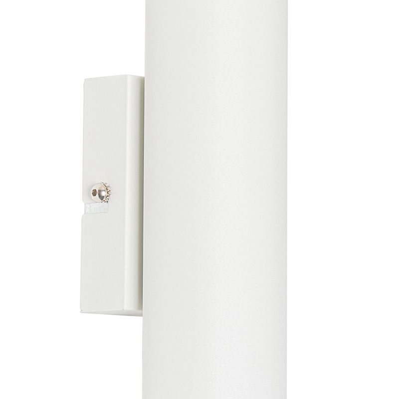 Moderne wandlamp wit 2-lichts GU10 50mm - Jeana