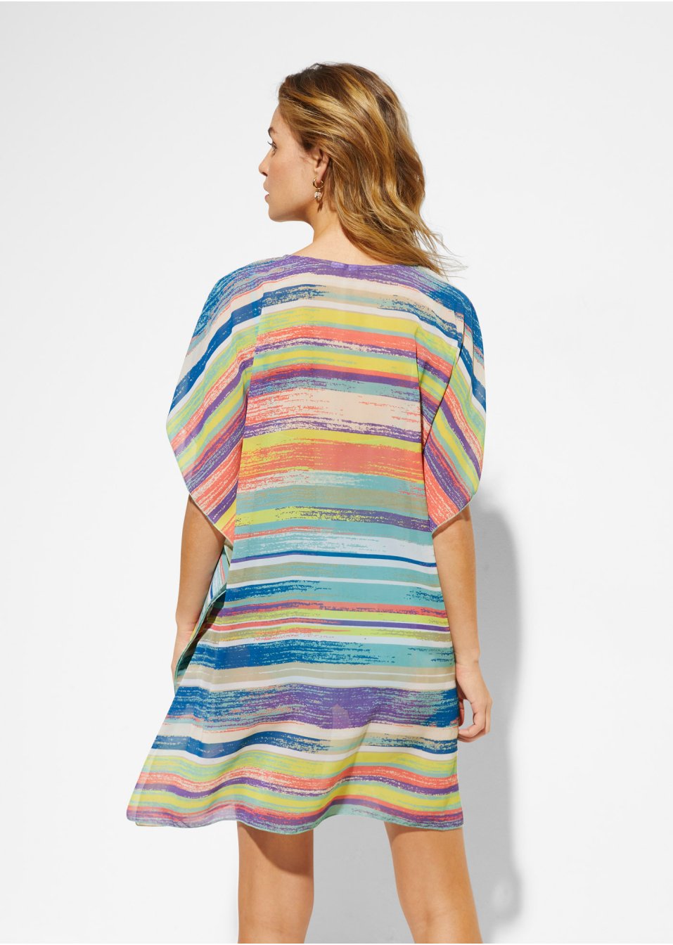 Robe-tunique de plage en polyester recyclé