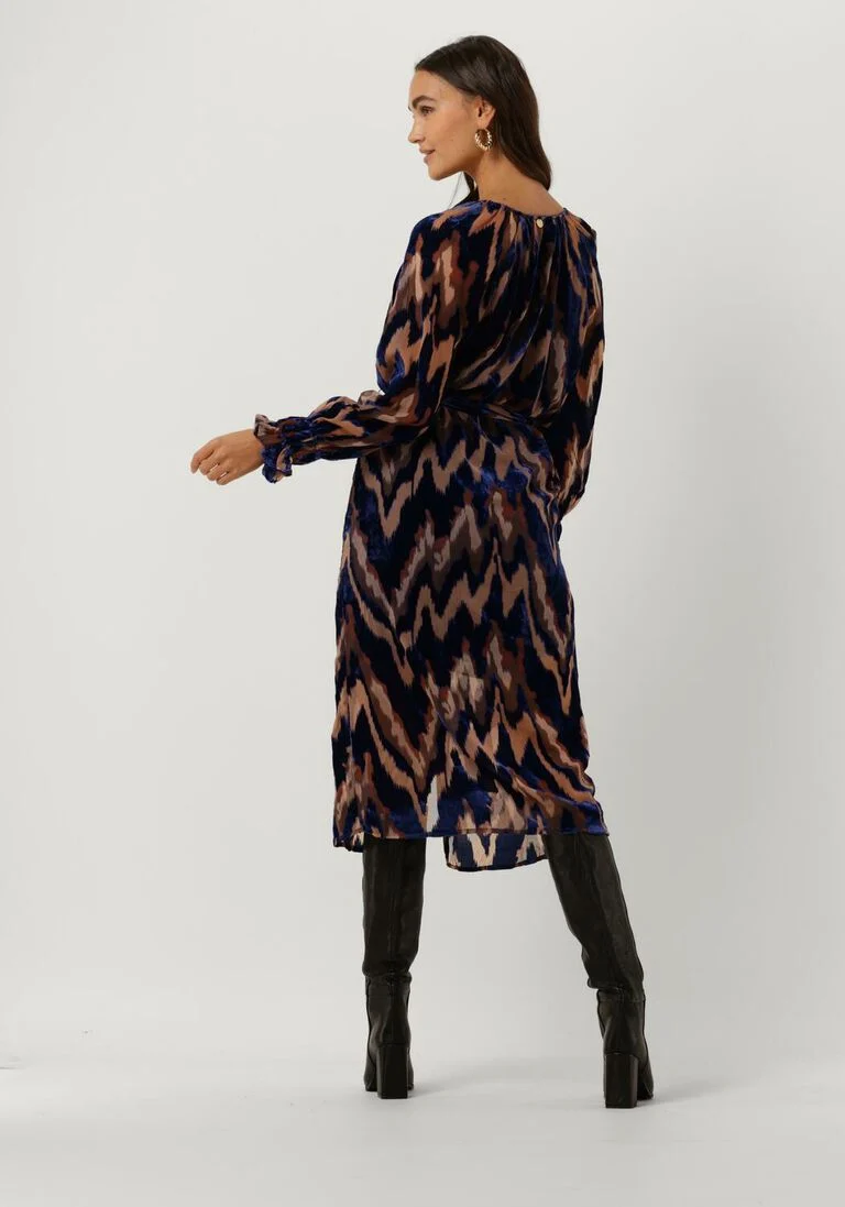 FREEBIRD blauwe freebird mini jurk senna dress
