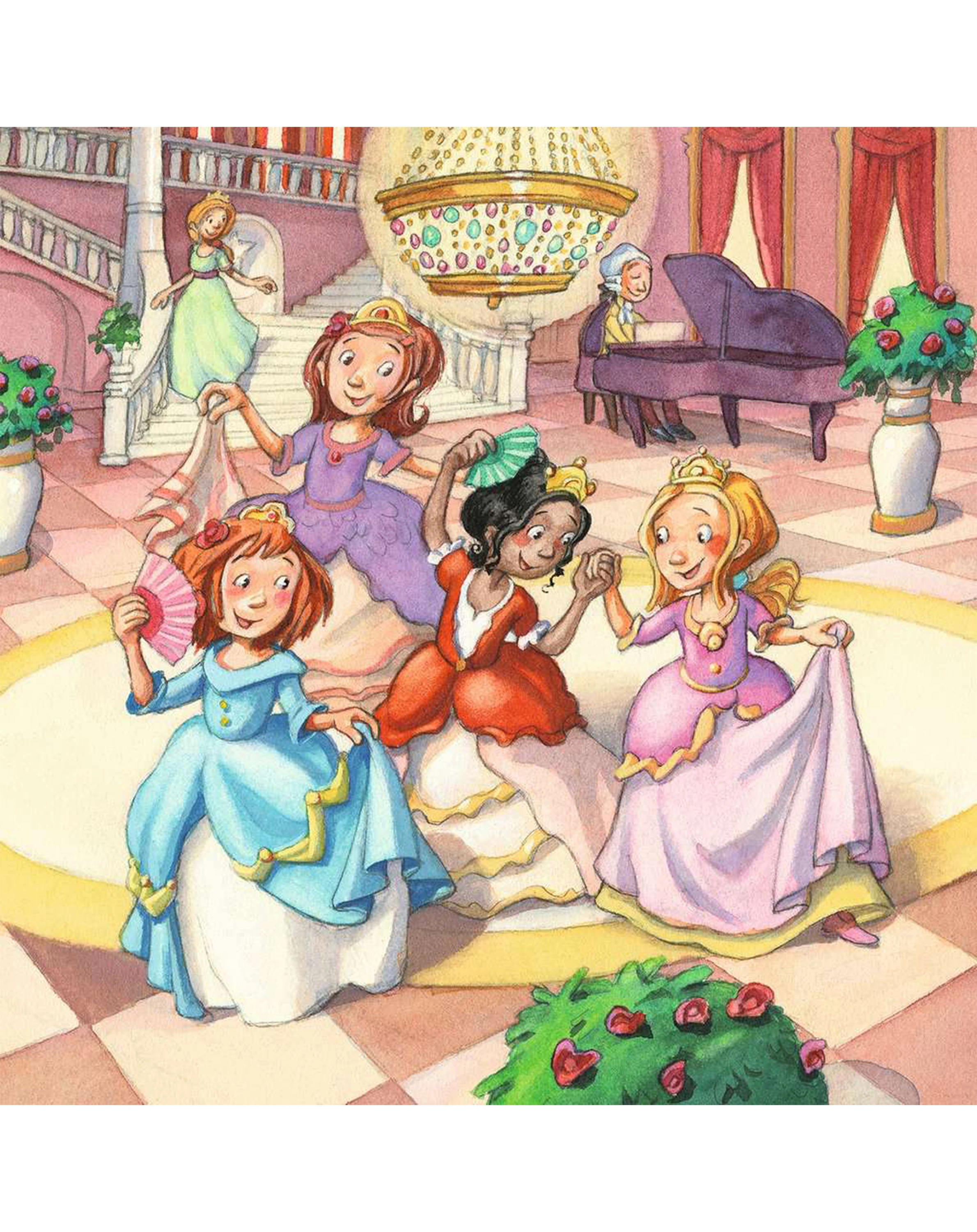 Puzzle KLEINE PRINZESSINNEN 3x49-teilig