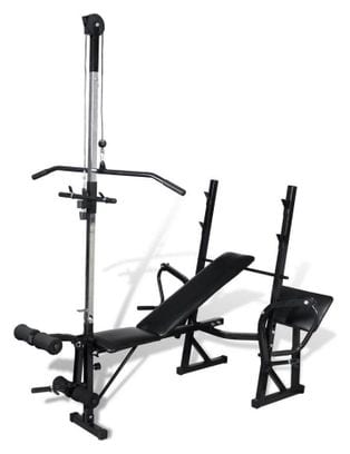 Banc de musculation complet appareil à charge guidée sport fitness musculation 0702056