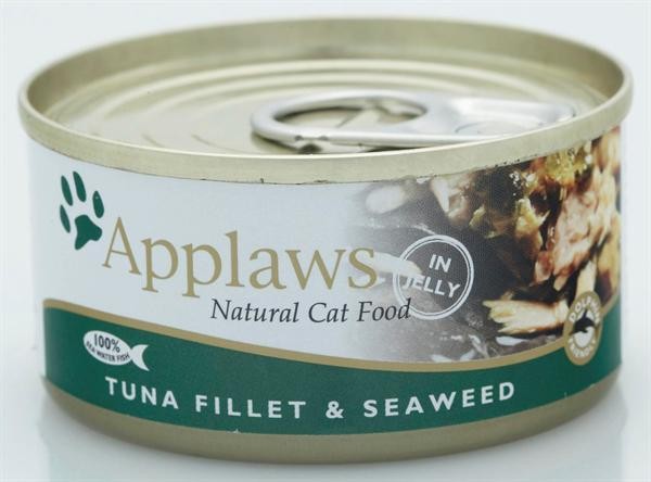 Applaws - 12 x Wet Cat Food 156 g - Tuna & Seaweed