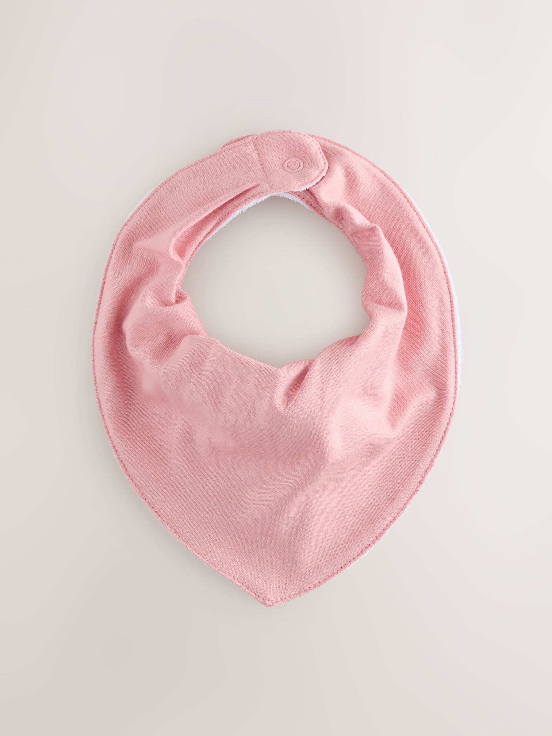 Roze - Set van 5 Dribble babyslabbetjes